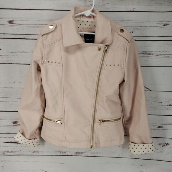 Me Jane Side Zip Studded Motorcycle sz 10 Jacket - Picture 2 of 8